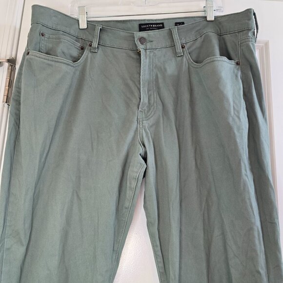 Lucky Brand 121 Slim Sraight Sateen Stretch Jean - Laurel Wreath - Picture 3 of 9